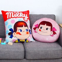페코 다용도 손잡이 밀키사각쿠션 48x60 극세사 등받이 허리 쇼파 침대 거실 캠핑용 베개, 단품