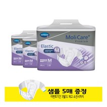 몰리케어 엘라스틱 8D M 26매 3팩 1박스 장애인기저귀 성인용 기저귀 환자용 산모용 요실금, M(중대형3144ml)