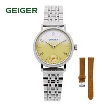 가이거 GE1163GYS L 여성 메탈시계(가죽밴드 추가)