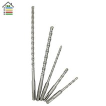 콘크리트 절단기 컷팅기 도로컷팅기 벽제절단기 autotoolhome 1pc 6 8 10mm sds plus 구멍 톱 드릴링 전기 망치 드릴 비트 벽 벽돌 블록 벽돌, 플랫 헤드 260mm
