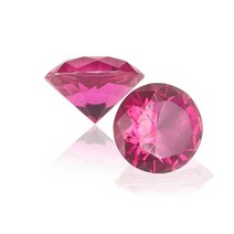 문진 황동 유리 Hbl 혼합 색상 1 pc10ps 40mm50mm 크리스탈 다이아몬드 크리스탈 종이 무게 크리스마스 장식 홈, 푹샤, 40mm 10개