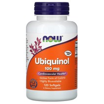 NOW Foods 유비퀴놀 100mg 소프트젤 120정