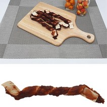 노견 말랑한 쌀가루 개껌 면역 소고기말이 애견껌 스트레스완화 소형견 시츄 말티푸 포메 비숑, 1개