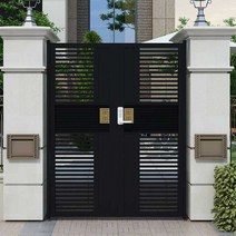 단독주택현관문 전원주택 알루미늄 대문 출입문 합금, 정사각형당 스타일 1, 1개
