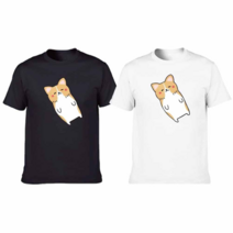 오너클랜 코기 디지털프린팅 인쇄티셔츠 커플티 반팔티 오버핏