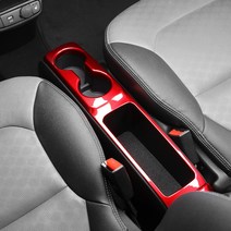 유투카 더뉴 레이 튜닝 용품 1열 컵홀더 커버 레드 우드 카본 몰딩 실내 포인트 악세사리 자동차 드레스업, 유광레드, 1열 컵홀더 커버 1P