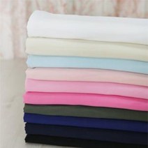 대폭인견실크] 소프트무지 10종 원단 패브릭 퀼트천, 블랙