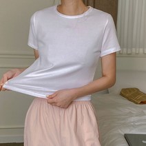 UTMOST 온드 프리미엄 크롭 반팔티셔츠 (베이직/데일리룩)