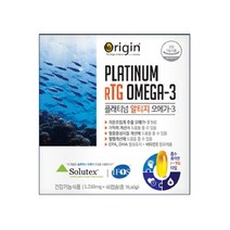 오리진 항산패오메가3 동물성 초임계 알티지 RTG 오메가3 비타민E 효능 캐나다산 IFOS 솔루텍스사 60캡슐