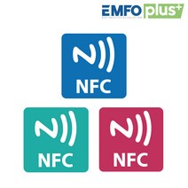 엠포플러스(주) NFC 스티커 태그 메탈 칩 라벨 닌텐도호환 NTag 213 215 216, 10개, ntag-215
