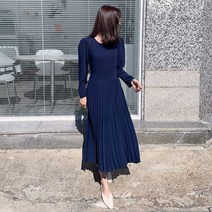 BLANC# 오뜨 플리츠 원피스