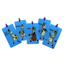 로이악기 Donkey Name Tag (Blue), 1개, 바이올린