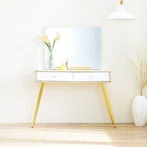 가이온 에틸 1000 수납 콘솔 화장대, 사각화이트