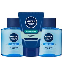 니베아 맨 기초화장품 세트, 스킨 100ml x 2p + 워시폼 100g, 1세트