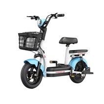 가성비 전기 자전거 배달용 전동 바이크 접이식 미니벨로 산악 트렉 세발 배달 샤오미 삼륜 mtb 피닉스 새로운 국가 표준 소형 리튬 배터리는 남성과 여성을 위한 이륜 수 120, 하늘색 납산 14ah 브랜드 납산 배터리는 55k, 48v, 8아