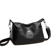 도오빠 여성 가죽 크로스백 로세강 숄더백 핸드백 토트백 스퀘어 미니 멀티 스트랩 편안한 가벼운 부드러운 사계절 여자크로스백 가방