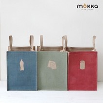 쥬트 컬러 분리수거함