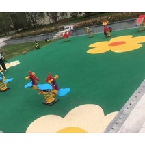 놀이터 EPDM 칩바인더 공원 고무 탄성포장재 25kg, 황토색 25Kg /팩