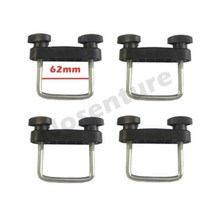 루프바스켓 루프랙 자전거캐리어자동차 루프 랙 크로스바 U-볼트 사각 쌍 아연 도금 클램프 마운트 (4 개, 01 62mm 4pcs