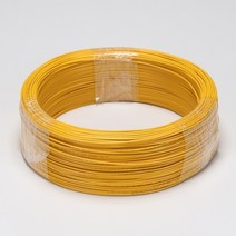 [바보사랑] HFIX전선 HF-IX케이블 1.5SQ 1.38MM 300M 단선 황색, 상세 설명 참조