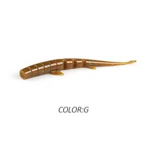 베어킹-우나기 슬러그 소프트 루어 64mm 88mm 인공 실리콘 베이스 파이크 미노우 스윔베이트 지깅 플, 07 G_01 64mm 20pcs