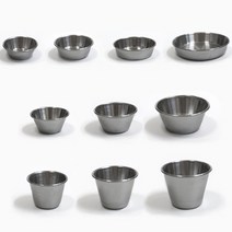 에브리윅 무광 간장 종지 소스 그릇 스텐, (저)미니접시 1