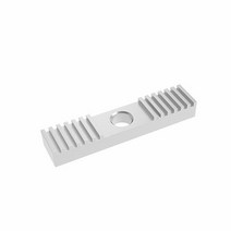 DIY GT2 알루미늄 블록 타이밍 벨트 고정 조각 치아 2mm 클램프 9x40mm 마운트 클립 플레이트 3D 프린터 C, 한개옵션0