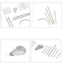 (주)코텍 손바느질 바늘세트18Pcs 곡선바늘 실꿰기, 1개