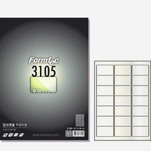 투명 라벨 스티커 인쇄용지 21칸 5장 잉크젯전용 비치는 비닐 라밸 견출지 A4프린트 잿 출력 폼텍IC3105