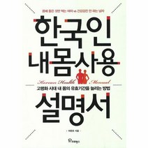 한국인 내 몸 사용 설명서, 상품명