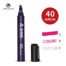 테스트 펜 다인펜 아코테스트 표면 장력 측정 검사팬, F. A.Shine40