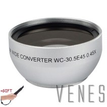 DSLR 카메라 렌즈 선물! 캐논 니콘 펜탁스 SLR 용 30.5MM 0.45X 스레드 확대 망원 컨버터