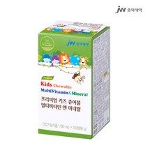 [건강] 중외제약 프리미엄 키즈 츄어블 멀티비타민 앤 미네랄 60정 x 1개(471601), 60정 x 1개