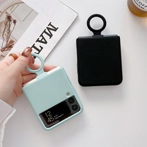 갤럭시Z플립 뽀또 컬러 파스텔 실리콘 핸드링 케이스제트플립3케이스 제트플립3위드링 삼성지플립4케이스 제트플립4링케이스 제트플립3링케이스