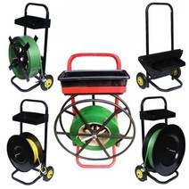 기계 노끈 스트랩 크로스 거치대 구르마 밴딩끈 산업용 장착기 권선기 밴드