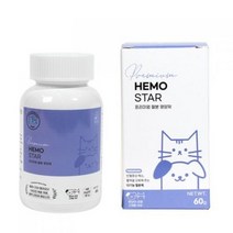 멍냥이랑 헤모스타 반려동물 영양제 60g, 철분, 22개