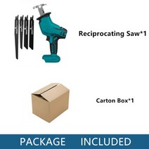 그라인더 체인톱 충전식 소형 전기톱 엔진톱 원형톱 목공 벌목 정원 가지치기용 무선 왕복 4 blades 가변 속도 금속 나무 절단 도구 makita 18v 배터리, 협력사, 파란색 배터리 없음