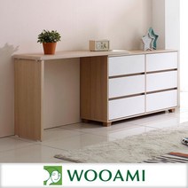 디디에 와이드 화장대세트, 메이플화이트