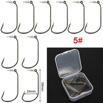 떡밥 투척기 파이크 소프트 Baits 민물 보트 낚시에 대 한 봄 핀 후크와 10pcs, 05 as pic