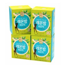 녹차원 레몬밤 허브차 0.8g x 20티백 x 4