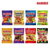 하리보 젤리 100g 8종 / 골드베렌 사우어 다이노스 스타믹스, 해피그레이프