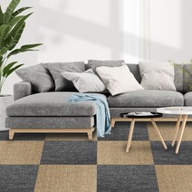타일카페트 50X50cm 1장 조각 데코매트 실내바닥 시공, 딥그레이 1장