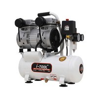 아이툴 저소음 에어 콤프레셔 IES-15C 1마력 탱크 10L