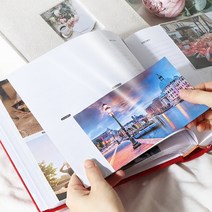 포토카드 인생네컷 앨범 가로 사진첩 티켓보관함 50매, 상품선택, 레드