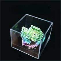 비스무트 장식품 광물 아우라 수정 인테리어 표본, R