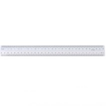 30CM 학용품자 플라스틱 투명 직선자 투명자 직자 문구자