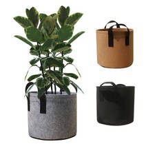 부직포 화분 베란다 텃밭 대파 키우기 5갤런 30x25, 1화분5갤런-블랙