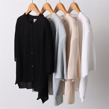 [강물처럼] 빅사이즈사랑해요 D984L302 라운드넥골지볼레로 RM (9682946)