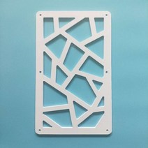 타공판 아치형 우드레이가벽 셀프 만들기 식 접이식 패 룸 디바이더 접이식 스크린 장식, 19x39cm, 열하나