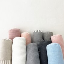 안코자 유아 아기 바다필로우 롱쿠션, 파스텔_핑크(솜추가)